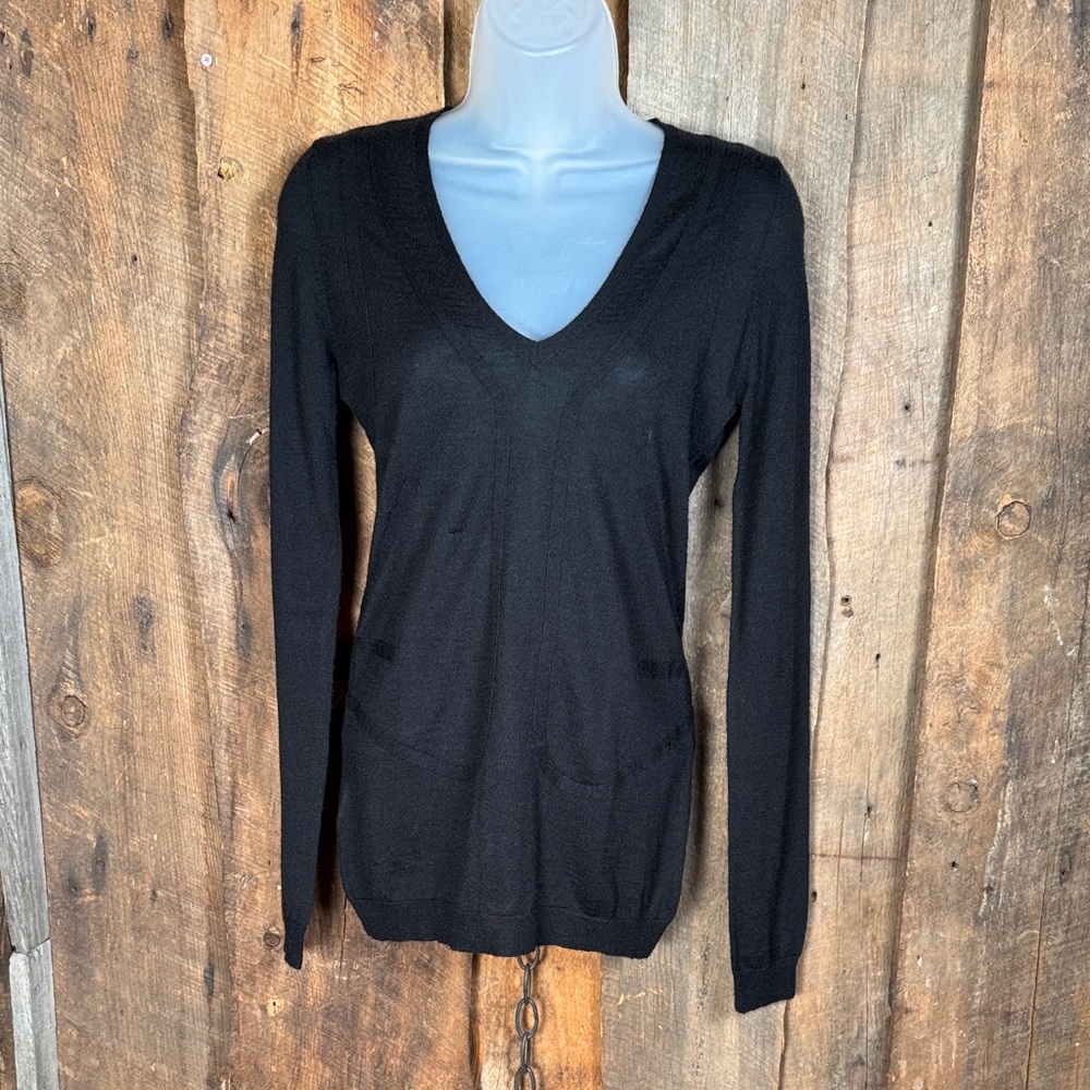 BCBGeneration Black V-Neck Sweater